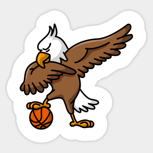 Dabbing dab American Eagle basketball Sticker